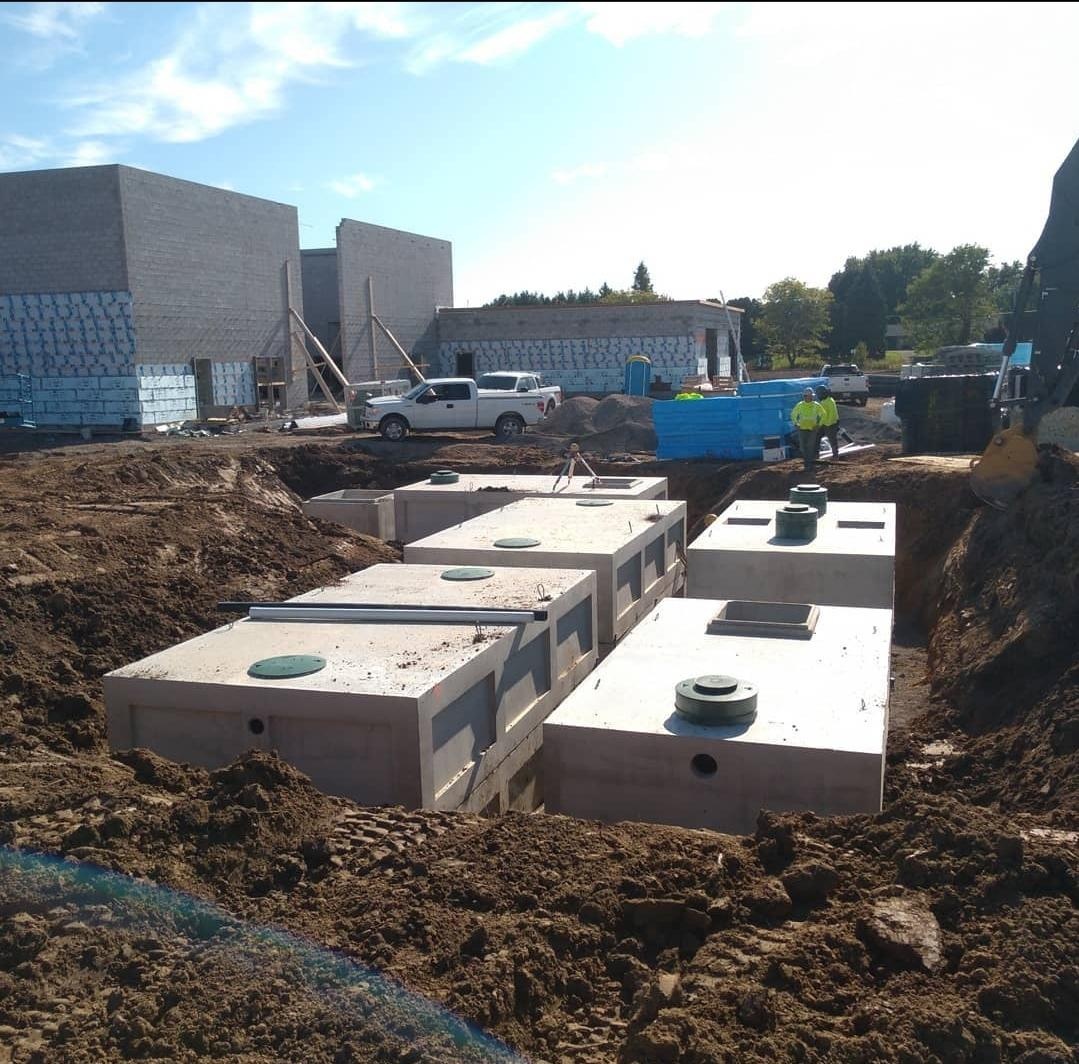 Septic systems servicing single homes or institutional properties with Waterloo Biofilter in Flamborough, Ontario